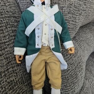 Vtg Formative Intl 12"  Action Figure -Marine Colonial Revolutionary Minute Man.